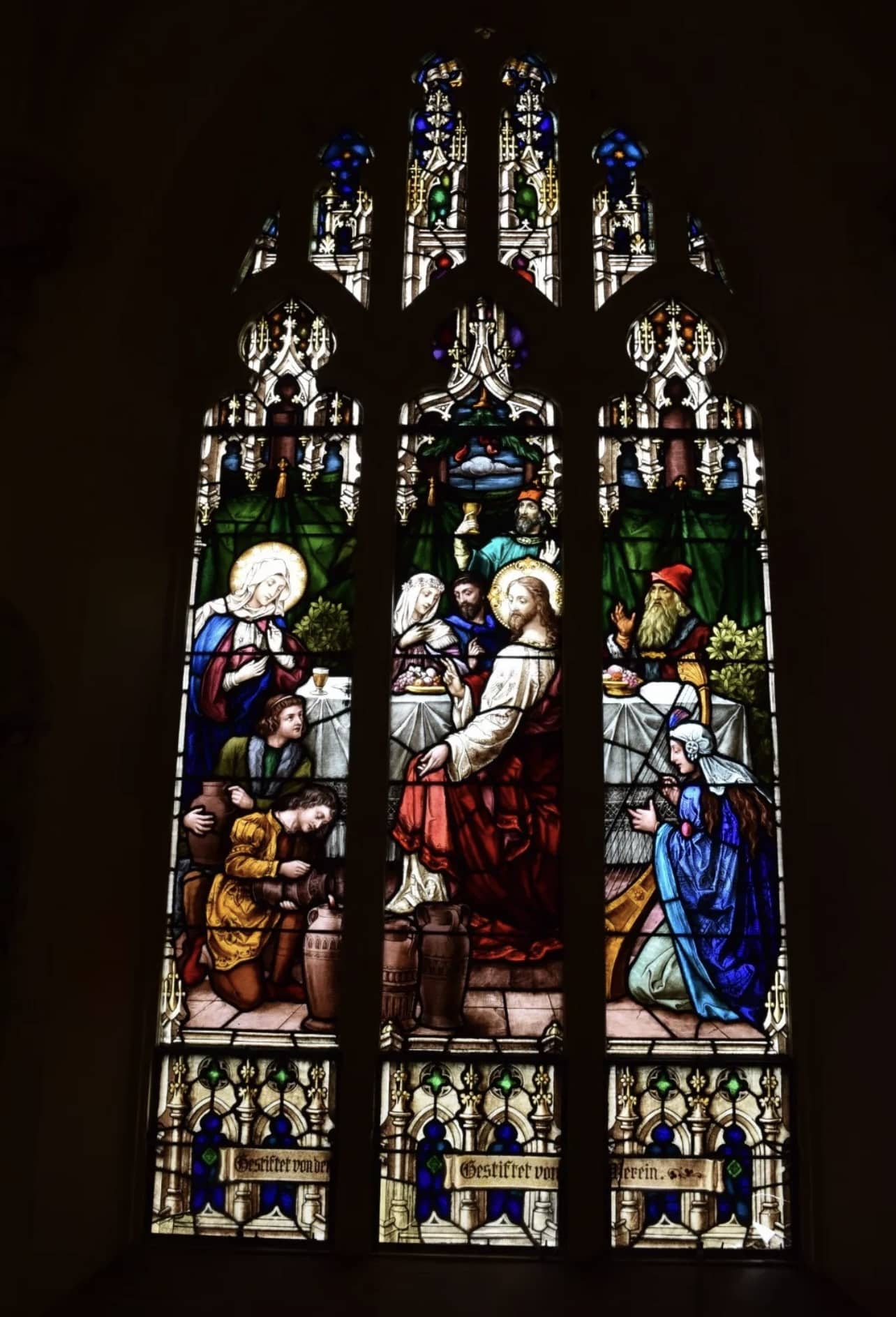 Cathedral Crafts C1 - church stained glass windows for sale - stained glass windows for a church - Cathedral Crafts - religious art for sale - vintage stained glass windows for sale - antique church windows for sale