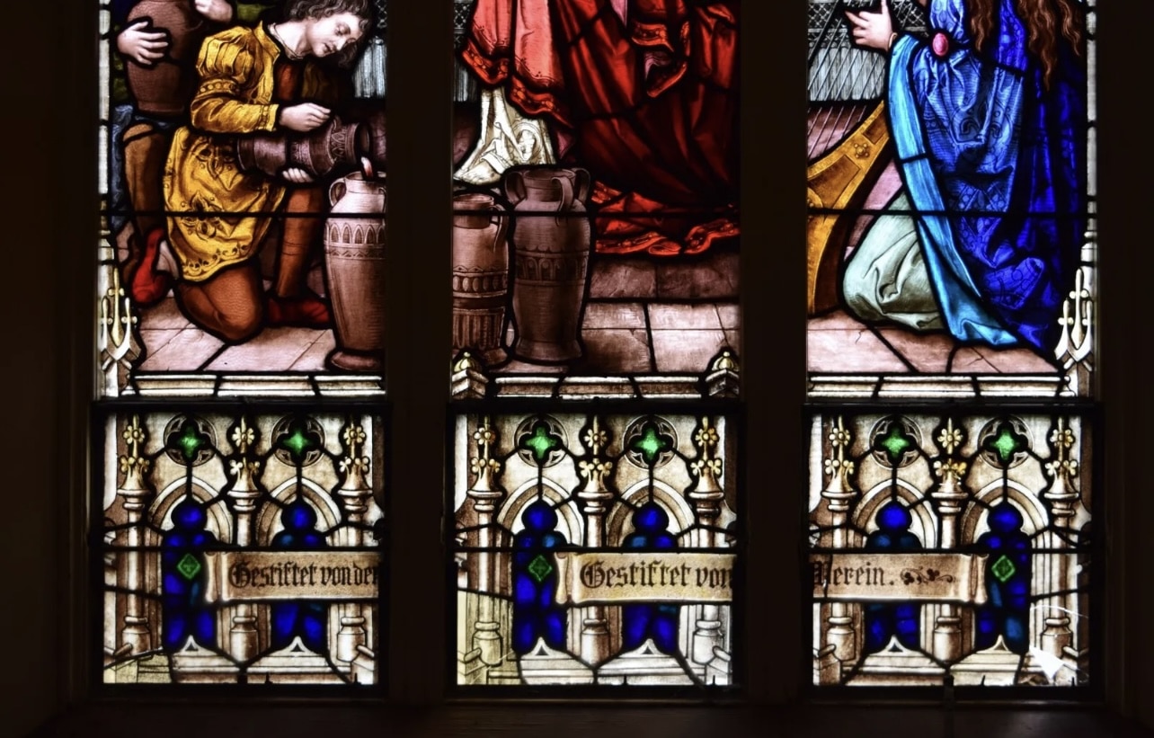 Cathedral Crafts C1.6 - church stained glass windows for sale - stained glass windows for a church - Cathedral Crafts - religious art for sale - vintage stained glass windows for sale - antique church windows for sale