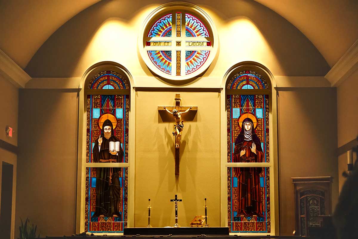 St-Benedicts-Catholic-Church-Decorah-IA-Finished-New-St-Benedict-Stained-Glass-Window-13