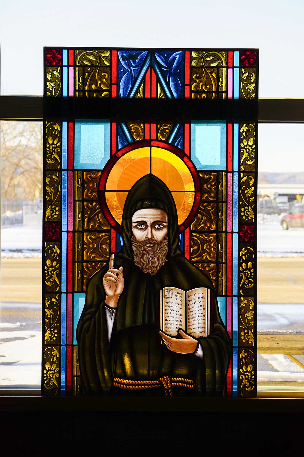 St-Benedicts-Catholic-Church-Decorah-IA-Finished-New-St-Benedict-Stained-Glass-Window-14