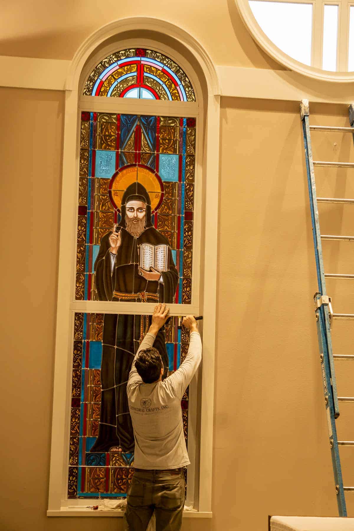 St-Benedict’s-Catholic-Church—Decorah-,IA-(Installing-new-St-Benedict)-6