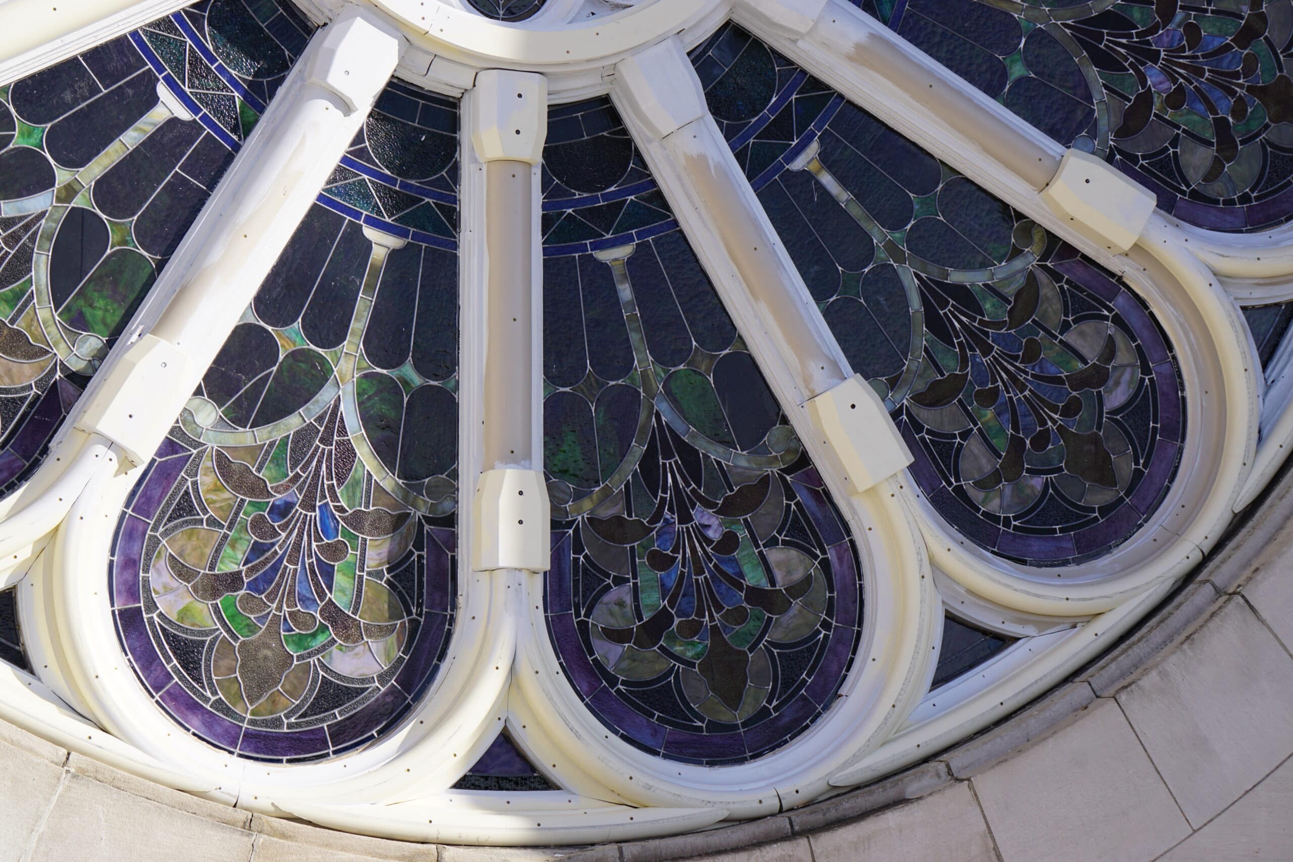 St Joseph Catholic Church - Joliet IL Large stained glass window frame repair 3_Original